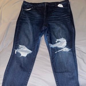 AE Blue Curvy High Waisted Jegging Skinny